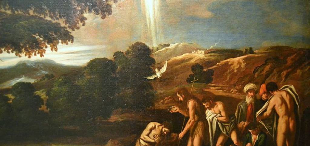 Il battesimo di Cristo, Pedro Orrente