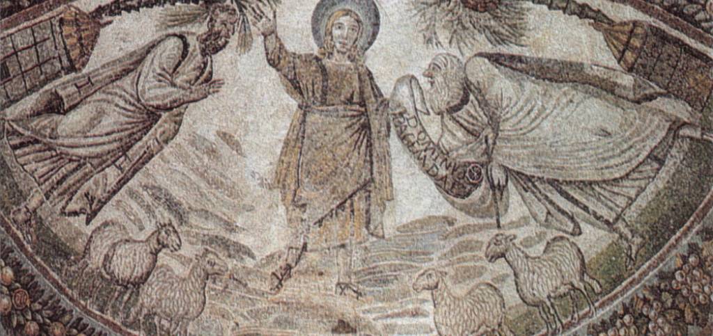 Consegna della legge, Santa Costanza Roma (mosaico IV secolo)