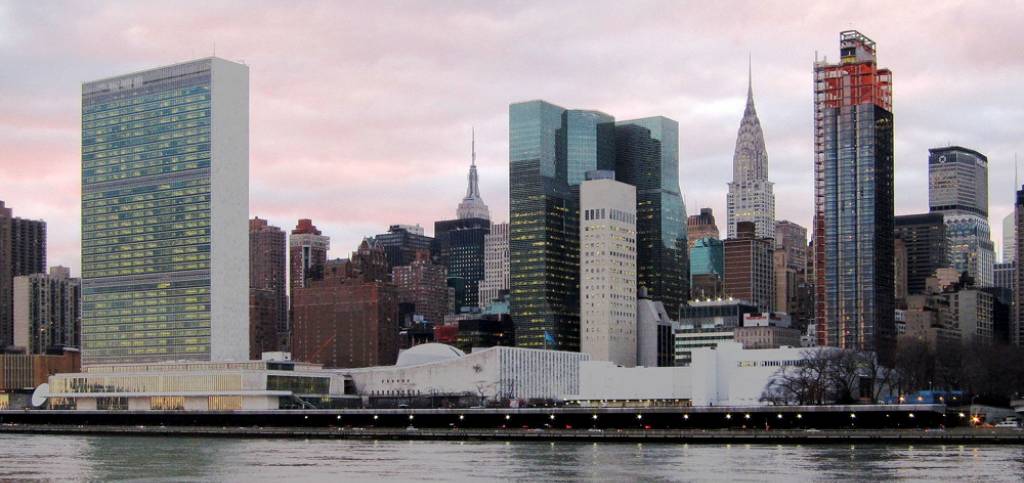Il quartier generale delle Nazioni Unite a New York