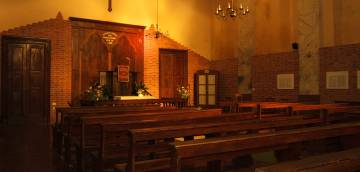 interno del tempio metodista di Bassignana
