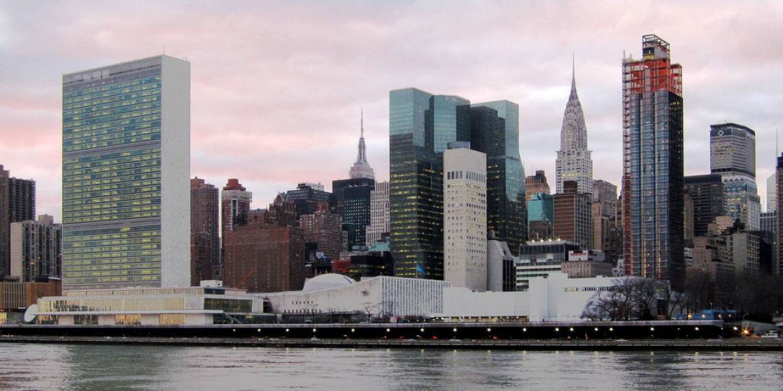 Il quartier generale delle Nazioni Unite a New York